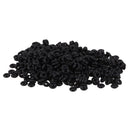 500 Black Rubber Stopper Rings/ Silicone Beads Fit European Clip Beads