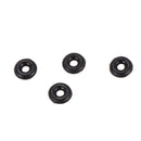 500 Black Rubber Stopper Rings/ Silicone Beads Fit European Clip Beads