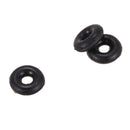 500 Black Rubber Stopper Rings/ Silicone Beads Fit European Clip Beads