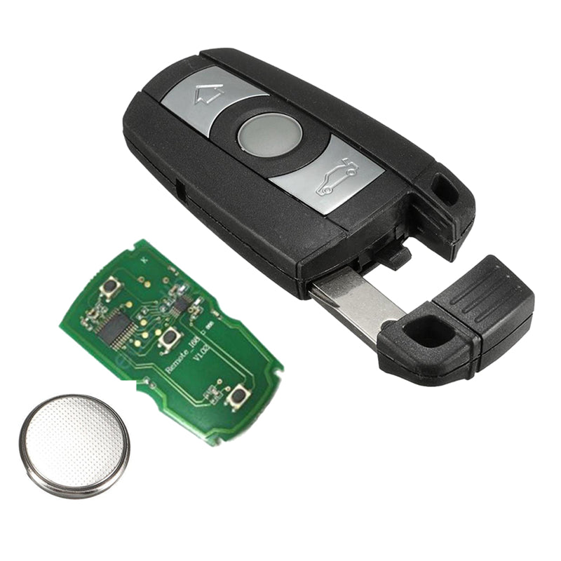 3 Button Smart 868MHz Remote Fob Key With Chip For BMW X5 X6 Z4 Series 1 3
