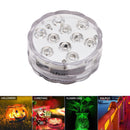 ZANLURE 10 LEDs 16 Colors Underwater Light Float Lamp Wireless Remote Control Fishing Lamp 3 x AAA