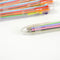 1 x Multicolor Ballpoint Pen Multifunction 8 In 1 Colorful Pressed Ballpoint Pen 0.5mm School Supply