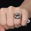 Open Skull Casting Men's Ring Jewelry