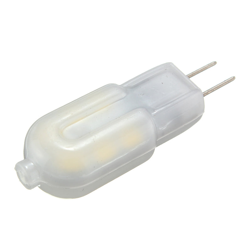 10PCS G4 2W Non-dimmable SMD2835 Natural White Milk Cover LED Light Bulb for Indoor DC12V