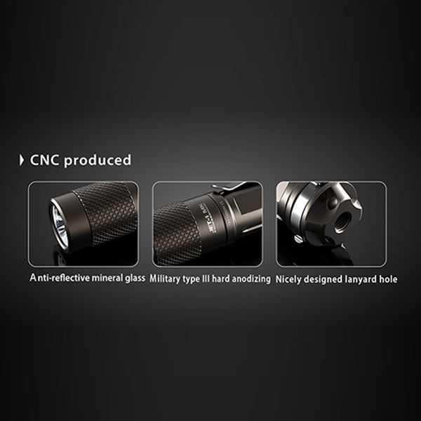 JETBeam JET-I MK XP-G2 480LM AA 14500 EDC LED Flashlight