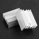 10 x black 21x15x10mm aluminum cooling body for TO-220 transistors P7Y5