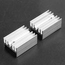 10 x black 21x15x10mm aluminum cooling body for TO-220 transistors P7Y5