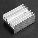 10 x black 21x15x10mm aluminum cooling body for TO-220 transistors P7Y5