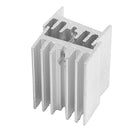 10 x black 21x15x10mm aluminum cooling body for TO-220 transistors P7Y5