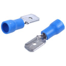 50 Pair Female&Male Spade Semi Insulated Electrical Crimp Terminal Connecto