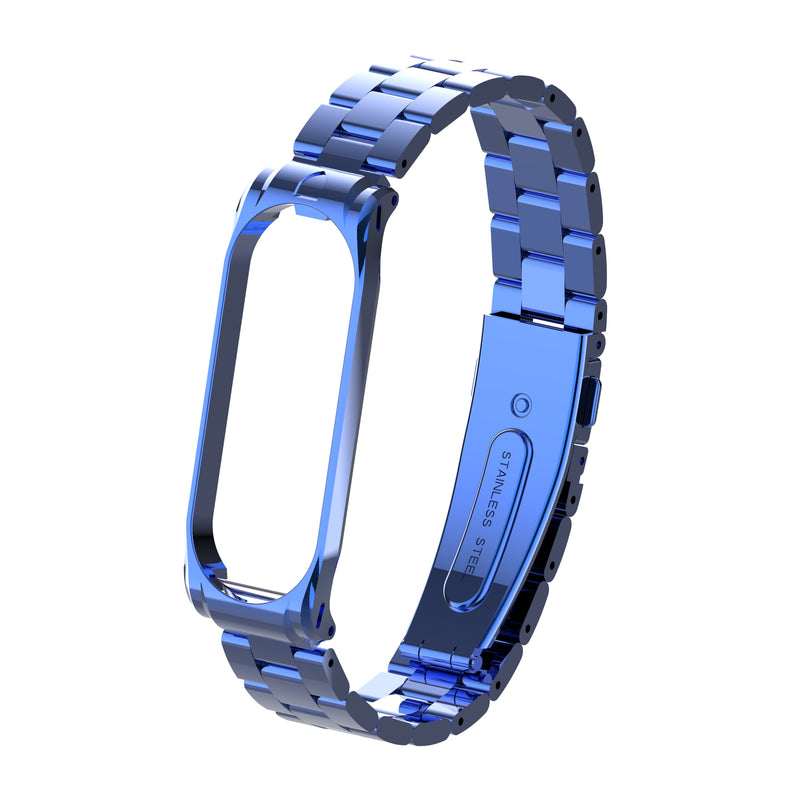 Bakeey Metal Steel Watch Band Replacement Watch Strap for Xiaomi mi band 3/4 Smart Watch