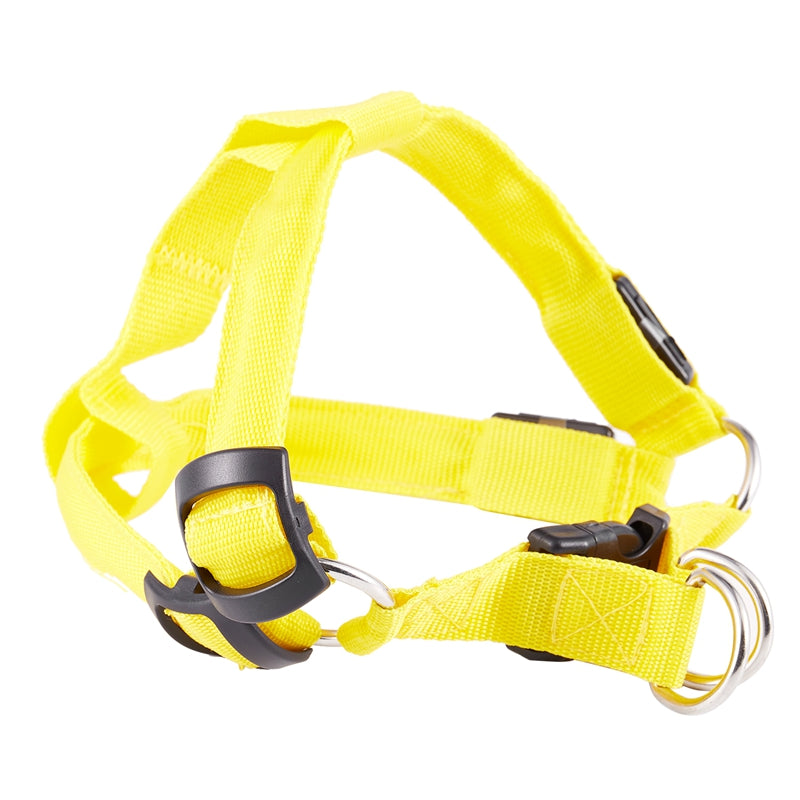 LED Nylon Collar Led Glow Flash Light Dog Puppy Belt Harness Leash Tether P U5Q1