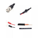 3Pcs Y108 1.1M 50  BNC To 6mm Pure Copper U-type Insert Q9 Test Cable Oscilloscope Wiring