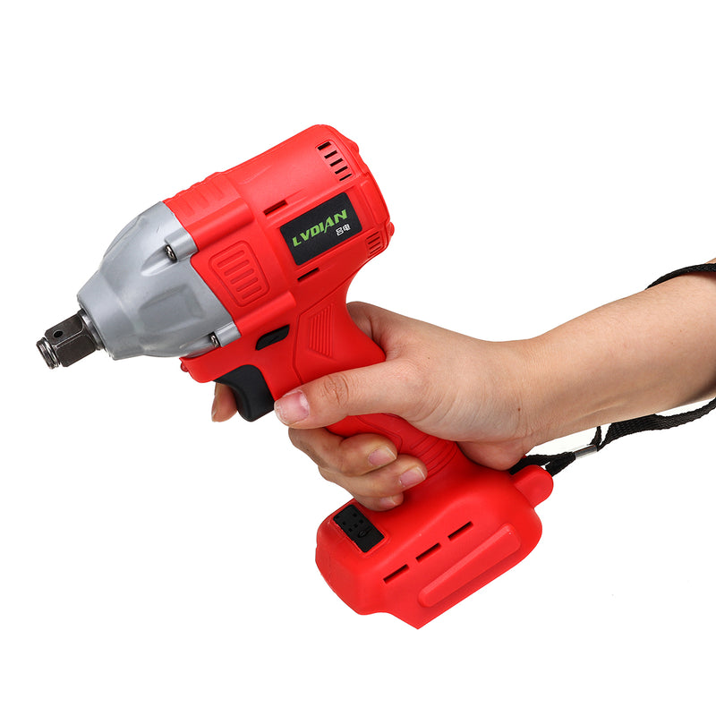 500 N.m Cordless Impact Wrench Rechargable Electric Wrench Driver With LED Lights Adapted to Makita Battery