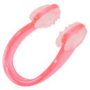 3Pcs Silicone Outdoors Swim Training Learning Swimming Nose Clip pink F2C2