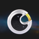 Smart Fingerprint Padlock Waterproof IP65 Discus Lock with Hardened Alloy Steel Anti-Cut Shackle One-Click Open No Need Key 0.5S Unlock USB Charging Anti-theft Lock