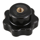 Screw of the female thread of diameter 6 mm type of fastening black star kn