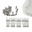 50Pcs 2p 3p 4p 2.54mm Pitch Terminal / Housing / Pin Header Connector Wire Connectors Adaptor