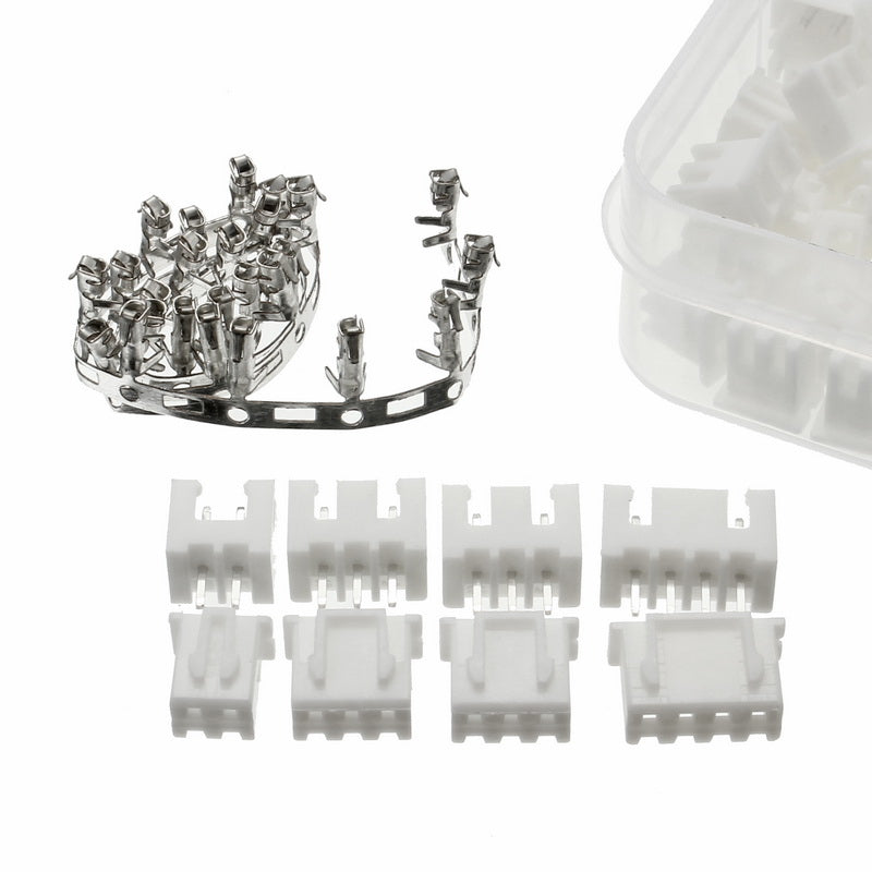 50Pcs 2p 3p 4p 2.54mm Pitch Terminal / Housing / Pin Header Connector Wire Connectors Adaptor