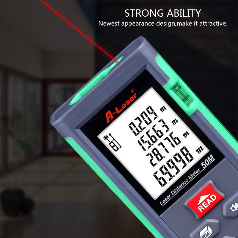 50M/70M Digital Handheld Laser Distance Meter Range Finder Measure