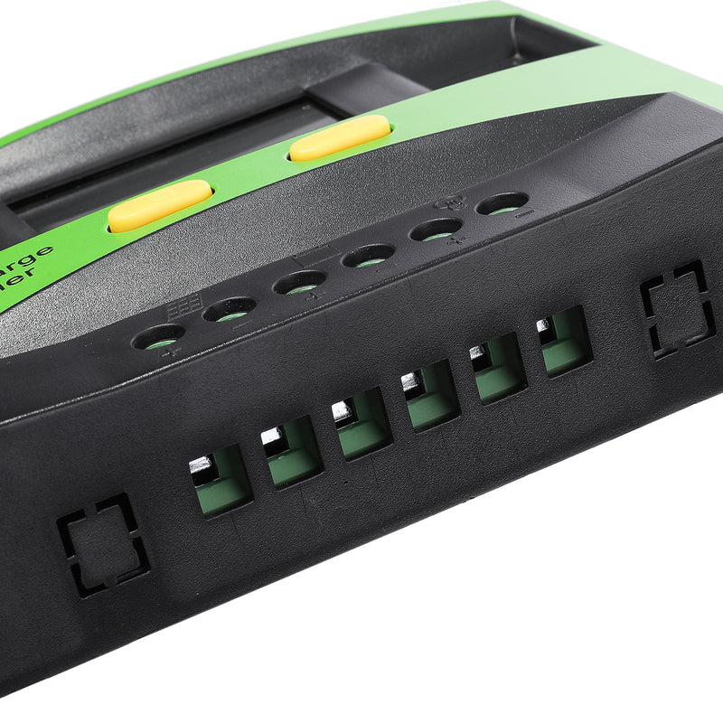 MOHOO 30A 12V/24V 5V 3A Dual USB Solar Charge Controller Solar Panel Regulator LCD Display