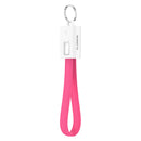FLOVEME 20cm Keychain Fast Charging Micro USB Data Cable for Samsung Xiaomi Huawei