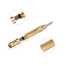 Drillpro 6pcs HSS Titanium Coated Step Drill Bit With Center Punch Drill Set Hole Cutter Drilling Tool