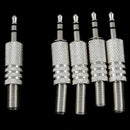 5 X 3.5mm 3 Pole Headphone Replacement Audio Jack Male Plug Soldering Conne