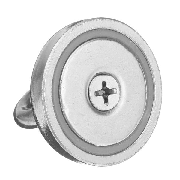 23kg 32x30mm Neodymium Recovery Magnet Metal Detector Hook Magnet