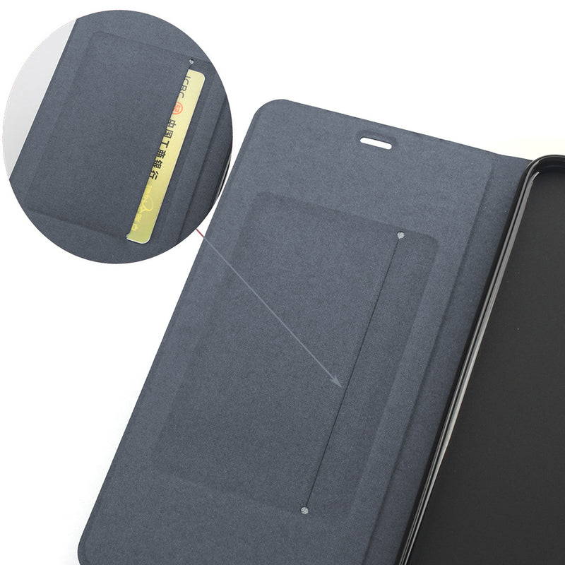 For OnePlus 7 Pro Case Bakeey Flip with Stand Card Slot Full Body Brushed Leather Shockproof Soft Protective Case