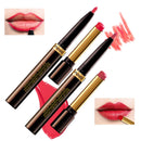 2 In 1 Double Head Lip Stick Mouth Lip Liner Long Lasting Moisturizing  Lip Makeup
