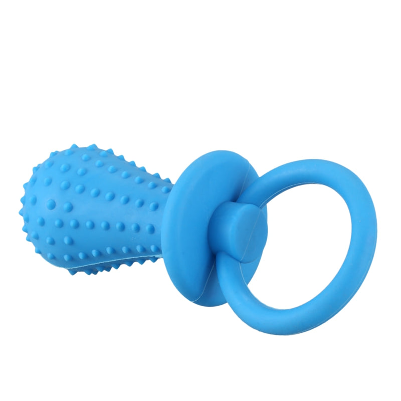 Pet Chew Bell Rubber Pacifier Dog Toys Bite Resistant Clean Teeth(L 14.5cm)