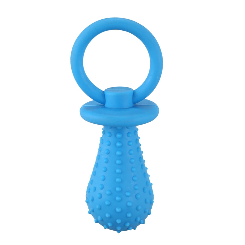 Pet Chew Bell Rubber Pacifier Dog Toys Bite Resistant Clean Teeth(L 14.5cm)