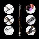ZANLURE 1.5/1.7m Alloy Fishing Rod Holder Adjustable Fish Pole Stand Bracket With Support Tripod