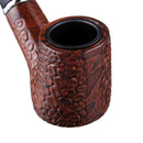 Cloud Wave Wooden Pipes Old-fashioned Flat-mouth Wood Tool without Pipe Rack