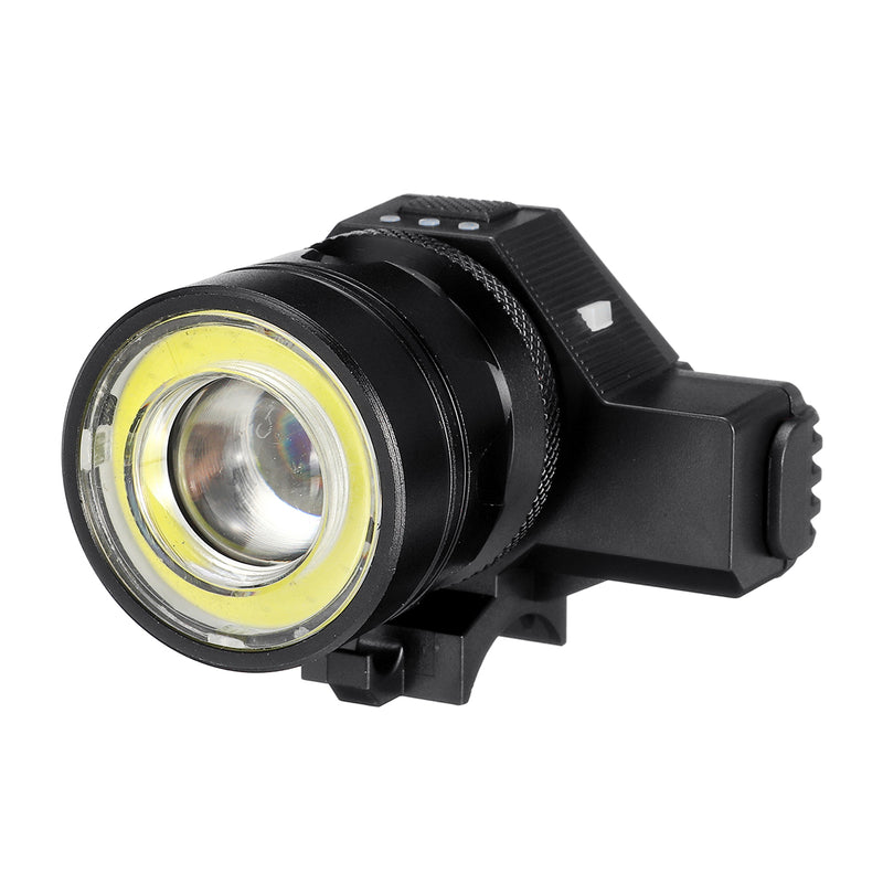 Waterproof USB Rechargeable Front LED Headlights Zoomable T6 COB LED Bike Light Back Cycling