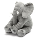 30x35cm Baby Lumbar Pillow Long Nose Elephant Doll Pillow Soft Plush Stuff Toys