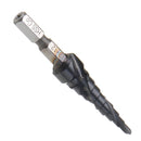 Drillpro HRC89 M35 Cobalt Step Drill Bit 3-12/4-12/4-20mm TiAlN Coated Step Drill 1/4 Inch Hex Shank