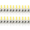 20X Dimmable DC/AC12V G4 2W Pure White COB LED Bulb Chandelier Light Replace Halogen Lamps