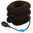 Portable Inflatable Cervical Collar Neck Relief Traction Brace Support Stretcher Device