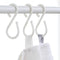 U 10Pcs S Shape Double Hooks White Clothes Hanger For Bathroom Kitchen Bedroom from Xiaomi Youpin