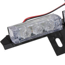 54 LED Emergency Strobe Lights Front Grill Flash Lamps with 3 Flashing Mode Yellow for 12V Vehicles