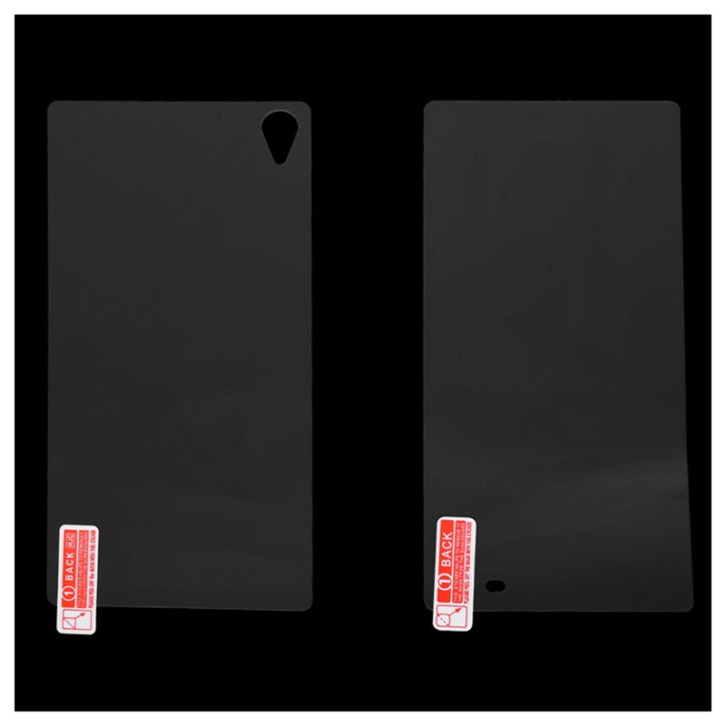 Front + Back Clear Tempered Glass Screen Protector Film For Sony Xperia Z2 I7W9