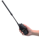 AR-148 Gooseneck Army Tactical VHF UHF Dual Band SMA Male Antenna for VX-6R Baofeng WOUXUN TYT Walkie Talkie