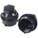 5x 24mm Car Auto Plastic Wheel Lug Nut Covers Caps Decorate Black H4T8