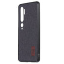 Bakeey Luxury Fabric Splice Soft Silicone Edge Shockproof Protective Case For Xiaomi Mi Note 10 / Mi Note 10 PRO/ Xiaomi Mi CC9 pro