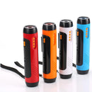 New Version Outdoor Multi-function Flashlight Hand-cranked Power Generation Power Bank FM Radio