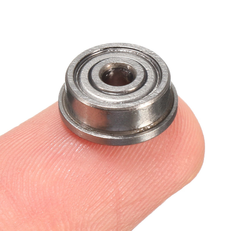 10pcs F623zz Mini Metal Double Shielded Flanged Ball Bearings For 3D Printer