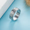 Vinatge Finger Ring Antique Silver Simple Engraved Pattern Wave Rings Ethnic Jewelry for Women Men
