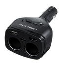 ACCNIC 5V 1A/2.4A Dual USB Car Charger C igarette L ighter Splitter Socket Adapter 120W LED Voltage Monitor Auto Car USB Plug Converter